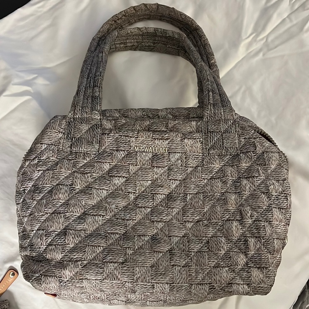 MZ WALLACE Basketweave Medium Sutton Deluxe